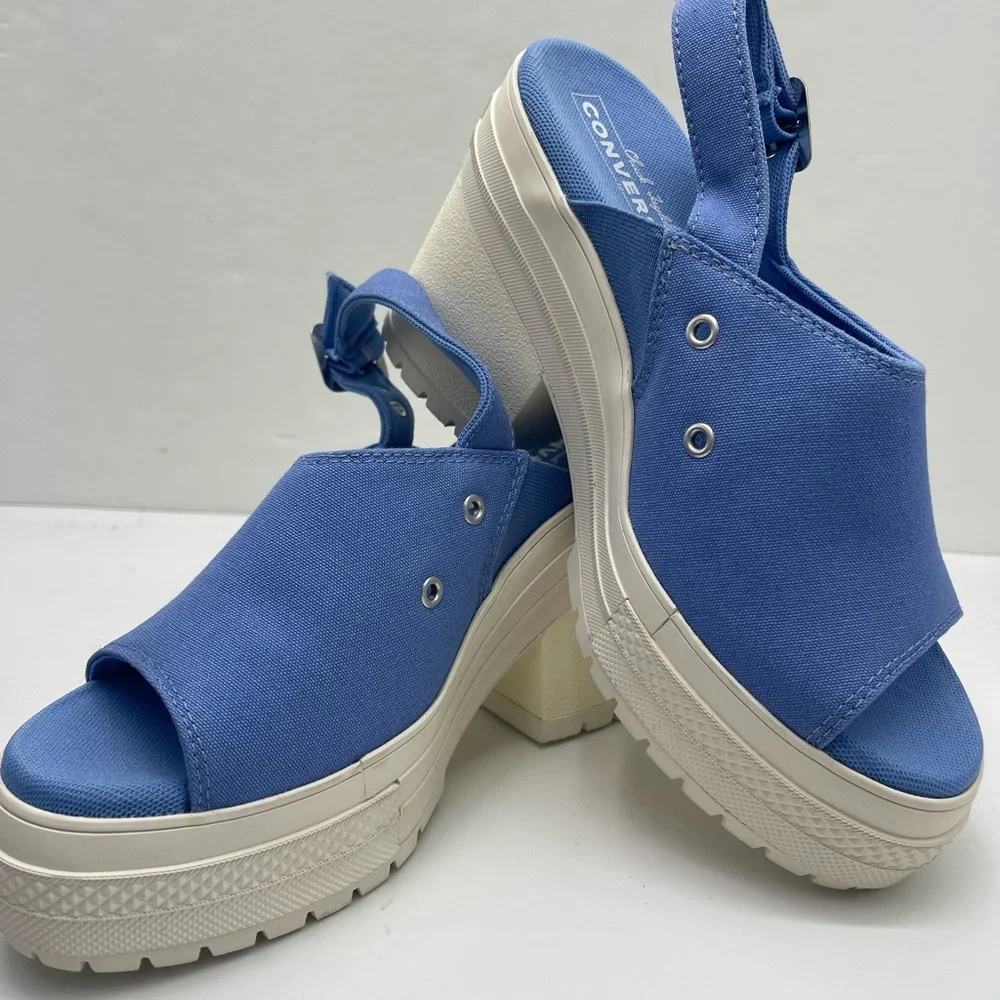 Converse WMNS A13810F
CHUCK 70 DE LUXE HEEL MULE OX OPEN SKY/EGRET Platform Heel - Picture 15 of 16